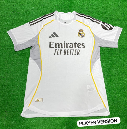 Real Madrid 25/26 Home Jersey – Player Version
